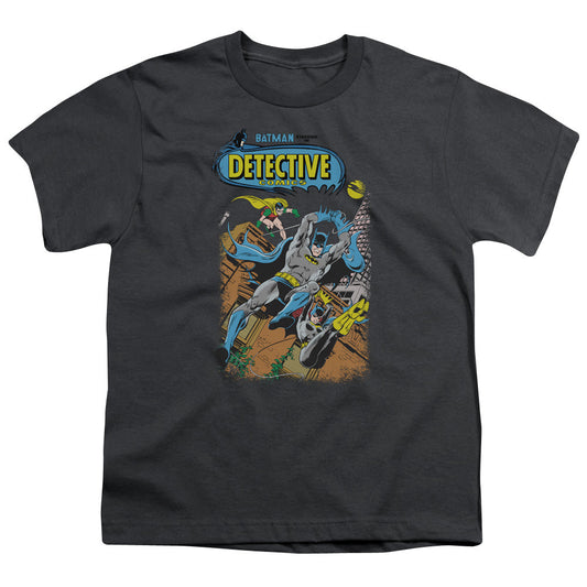 Batman Detective #487 Kids Youth T Shirt Charcoal Officially Licensed