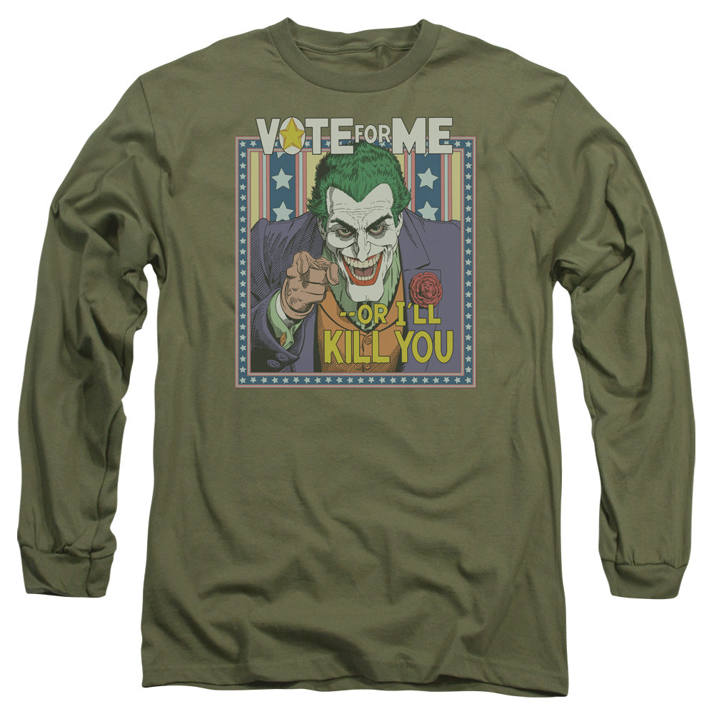Batman Dark Detective #1 Mens Long Sleeve Shirt Military Green Officially Licensed