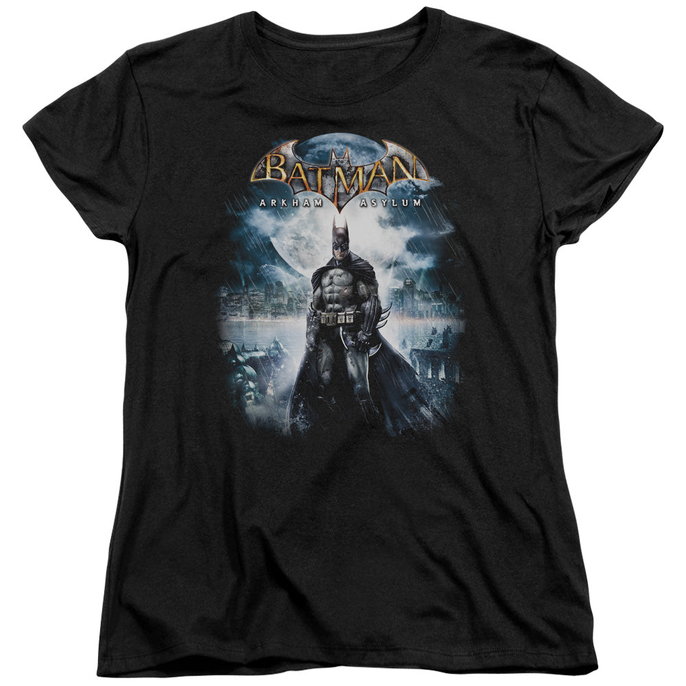 Batman Aa Game Cover Womens T Shirt Black Officially Licensed