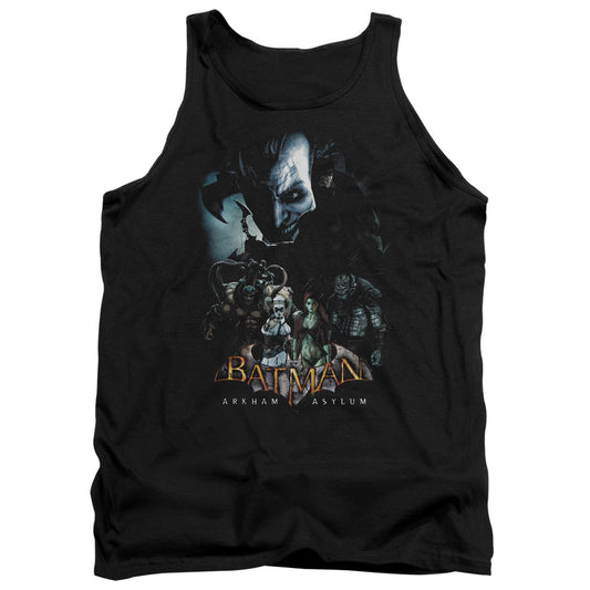 Batman Aa Five Against One Mens Tank Top Shirt Black Officially Licensed