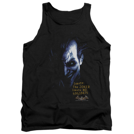 Batman Aa Arkham Joker Mens Tank Top Shirt Black Officially Licensed