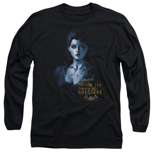 Batman Aa Arkham Poison Ivy Mens Long Sleeve Shirt Black Officially Licensed