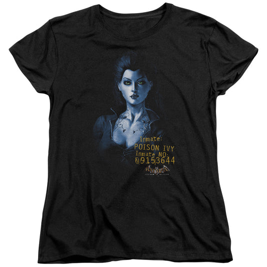 Batman Aa Arkham Poison Ivy Womens T Shirt Black Officially Licensed