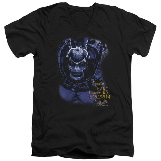 Batman Aa Arkham Bane Mens Slim Fit V Neck T Shirt Black Officially Licensed