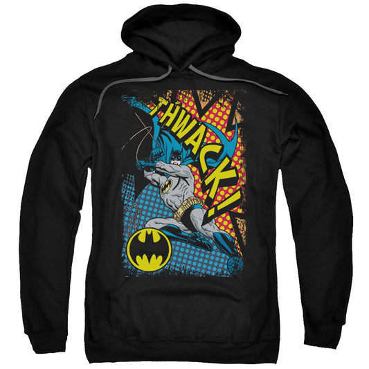 Batman Thwack Mens Hoodie Black Officially Licensed
