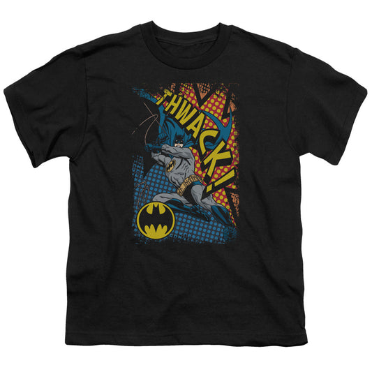 Batman Thwack Kids Youth T Shirt Black Officially Licensed