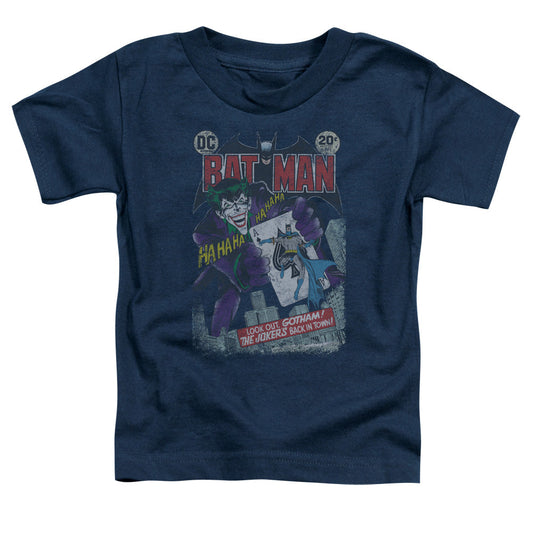 Batman #251 Distressed Toddler Kids Youth T Shirt Navy Blue Officially Licensed