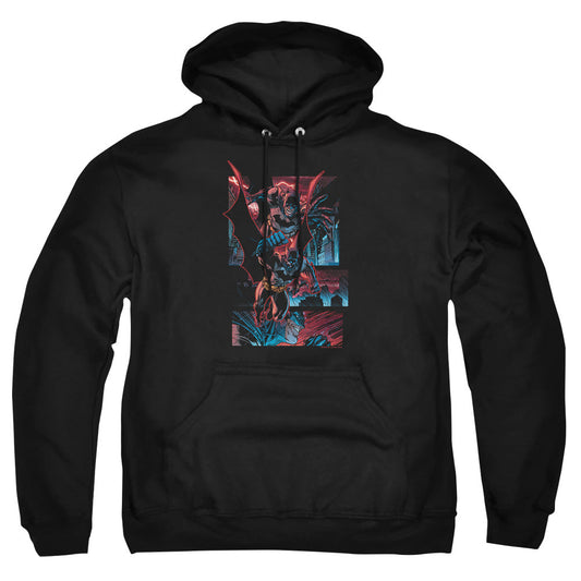 Batman Dark Knight Panels Mens Hoodie Black Officially Licensed