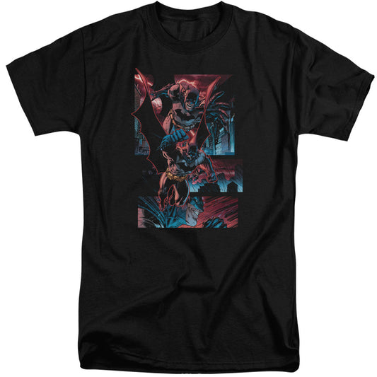 Batman Dark Knight Panels Mens Tall T Shirt Black Officially Licensed