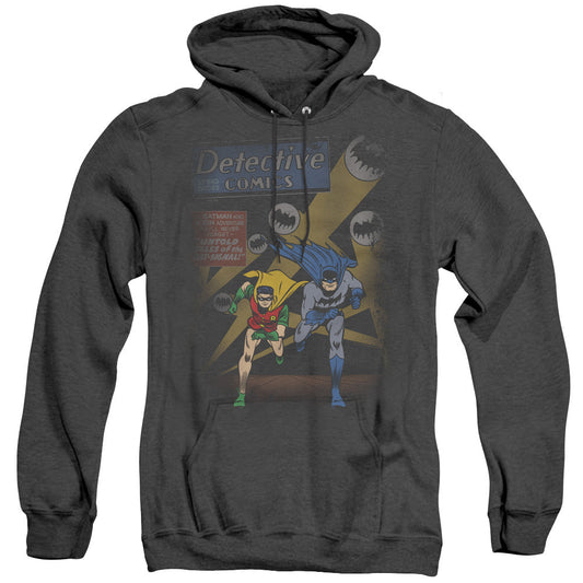 Batman Dynamic Duo Heather Mens Hoodie Black Officially Licensed