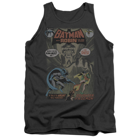 Batman #232 Cover Mens Tank Top Shirt Charcoal Officially Licensed