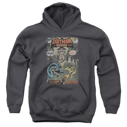 Batman #232 Cover Kids Youth Hoodie Charcoal Officially Licensed