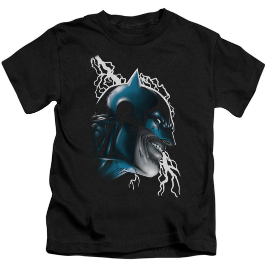 Batman Crazy Grin Juvenile Kids Youth T Shirt Black Officially Licensed