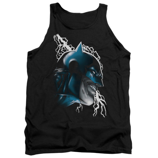 Batman Crazy Grin Mens Tank Top Shirt Black Officially Licensed