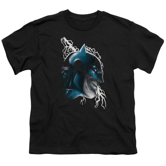 Batman Crazy Grin Kids Youth T Shirt Black Officially Licensed