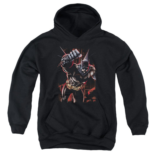 Batman Crimson Knight Kids Youth Hoodie Black Officially Licensed