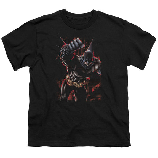 Batman Crimson Knight Kids Youth T Shirt Black Officially Licensed