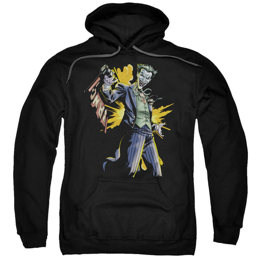 Batman Joker Bang Mens Hoodie Black Officially Licensed
