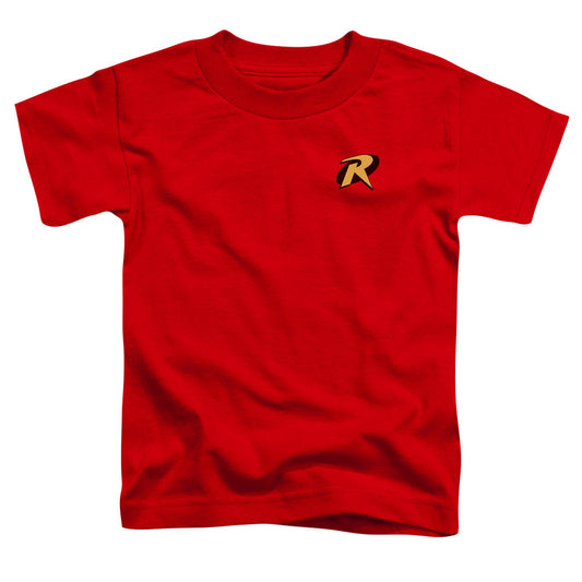 Batman Robin Logo Toddler Kids Youth T Shirt Red Officially Licensed