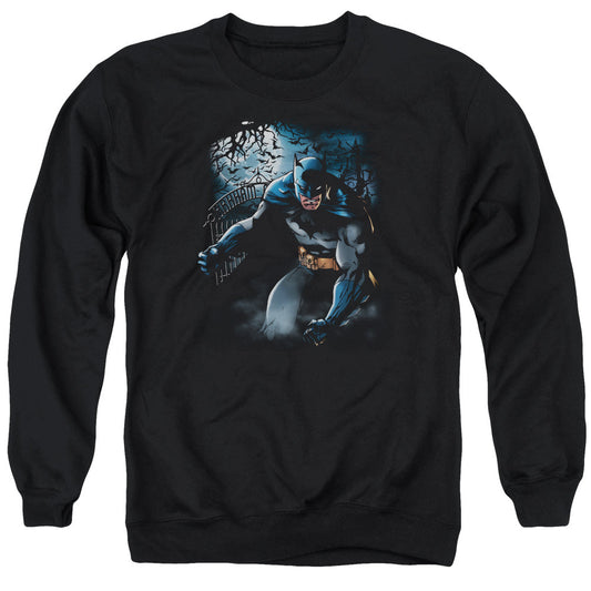 Batman Light Of The Moon Mens Crewneck Sweatshirt Black