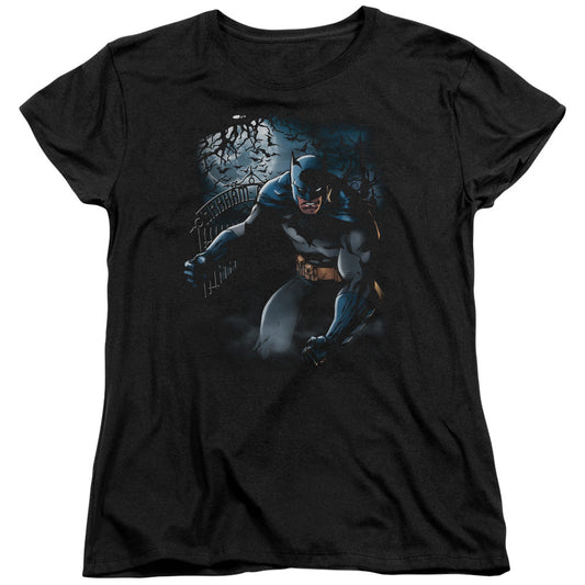 Batman Light Of The Moon Womens T Shirt Black Officially Licensed