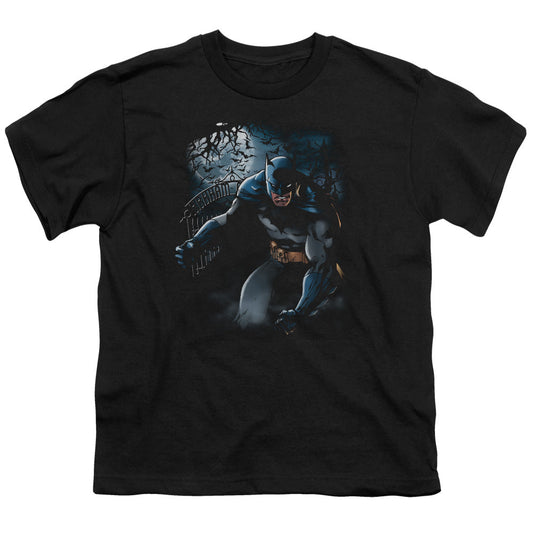 Batman Light Of The Moon Kids Youth T Shirt Black Officially Licensed