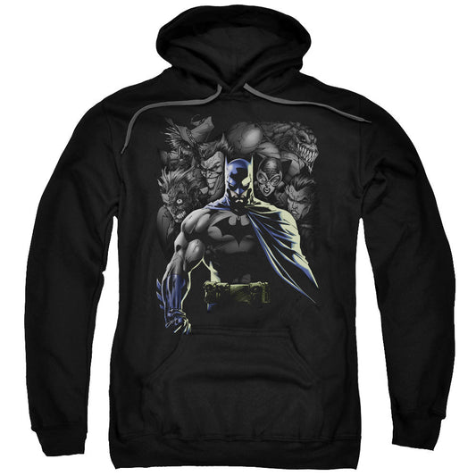Batman Villains Unleashed Mens Hoodie Black Officially Licensed