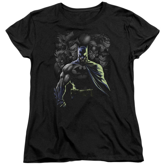 Batman Villains Unleashed Womens T Shirt Black Officially Licensed