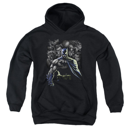 Batman Villains Unleashed Kids Youth Hoodie Black Officially Licensed