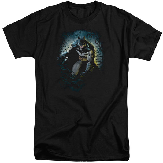 Batman Bat Cave Mens Tall T Shirt Black Officially Licensed