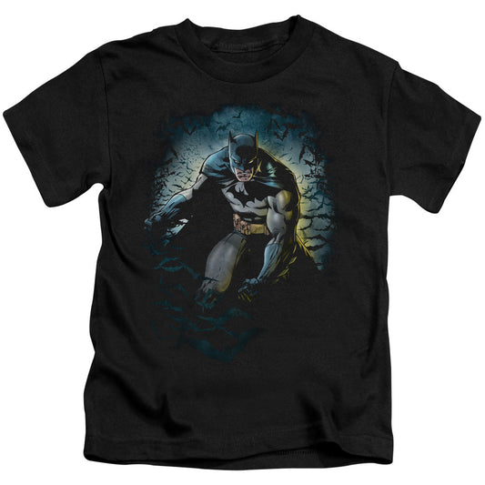 Batman Bat Cave Juvenile Kids Youth T Shirt Black Officially Licensed