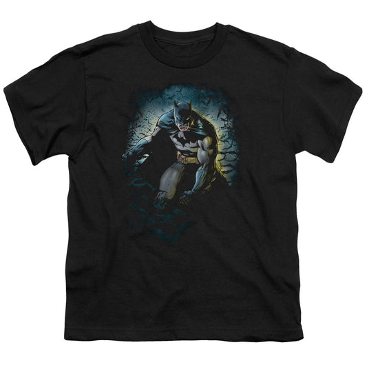 Batman Bat Cave Kids Youth T Shirt Black Officially Licensed