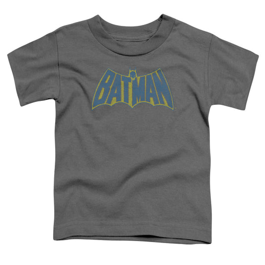 Batman Sketch Logo Toddler Kids Youth T Shirt Charcoal Officially Licensed