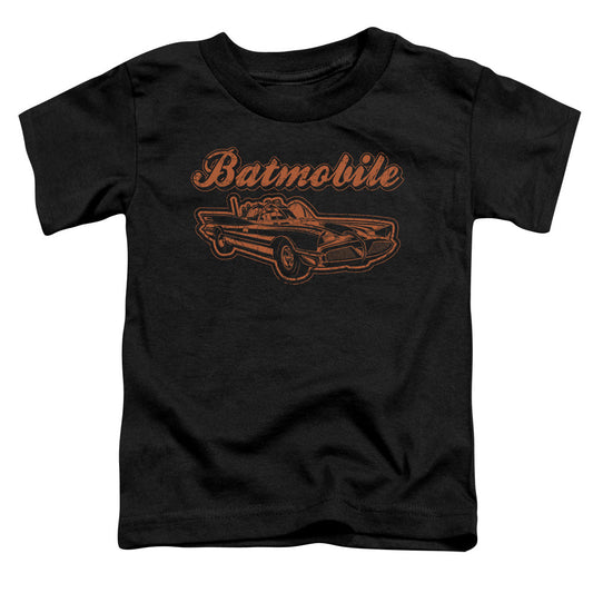 Batman Batmobile Toddler Kids Youth T Shirt Black Officially Licensed
