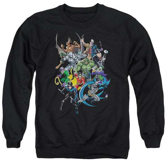 Batman Saints And Psychos Mens Crewneck Sweatshirt Black