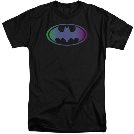 Batman Gradient Bat Logo Mens Tall T Shirt Black Officially Licensed