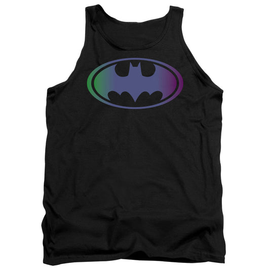Batman Gradient Bat Logo Mens Tank Top Shirt Black Officially Licensed