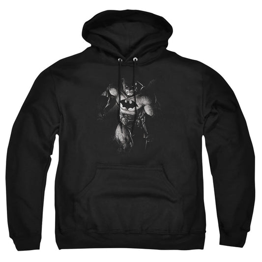 Batman Materialized Mens Hoodie Black Officially Licensed