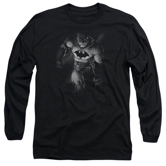 Batman Materialized Mens Long Sleeve Shirt Black Officially Licensed