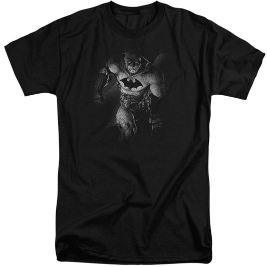 Batman Materialized Mens Tall T Shirt Black Officially Licensed