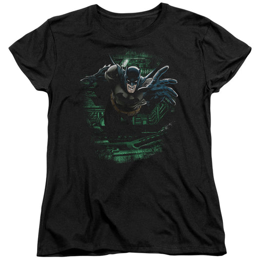 Batman Surprise Womens T Shirt Black Officially Licensed