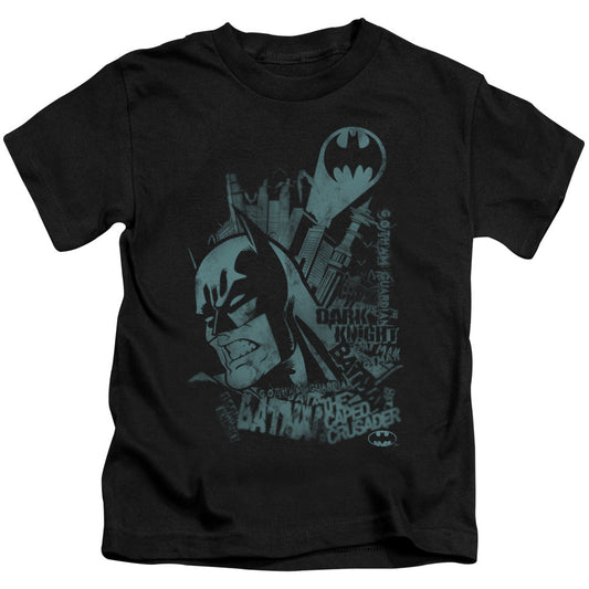 Batman Grited Teeth Juvenile Kids Youth T Shirt Black Officially Licensed