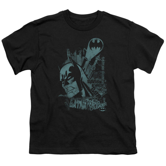 Batman Grited Teeth Kids Youth T Shirt Black Officially Licensed