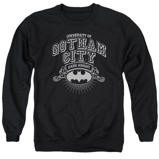 Batman University Of Gotham Mens Crewneck Sweatshirt Black