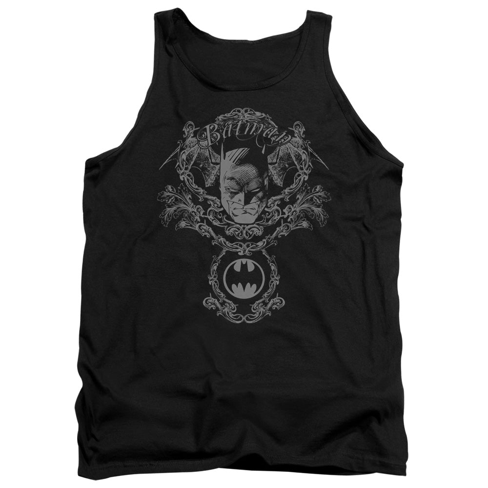 Batman Dark Knight Heraldry Mens Tank Top Shirt Black Officially Licensed