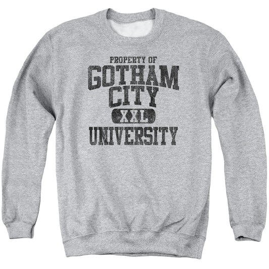 Batman Property Of Gcu Mens Crewneck Sweatshirt Athletic Heather