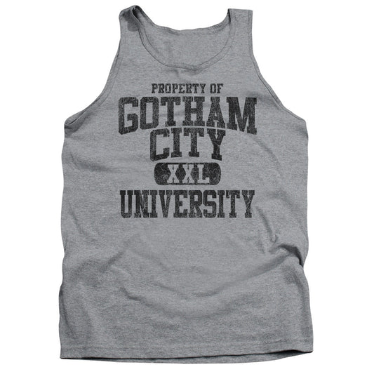 Batman Property Of Gcu Mens Tank Top Shirt Athletic Heather Officially Licensed