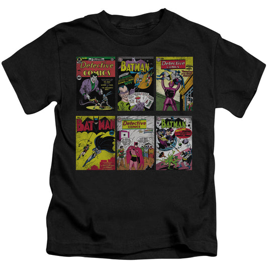 Batman Bm Covers Juvenile Kids Youth T Shirt Black Officially Licensed