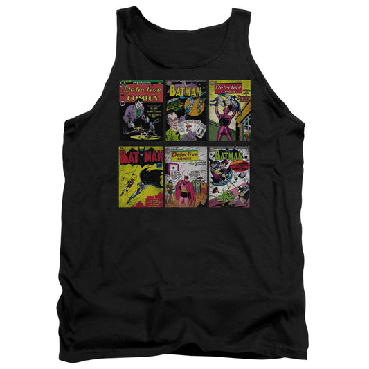 Batman Bm Covers Mens Tank Top Shirt Black Officially Licensed