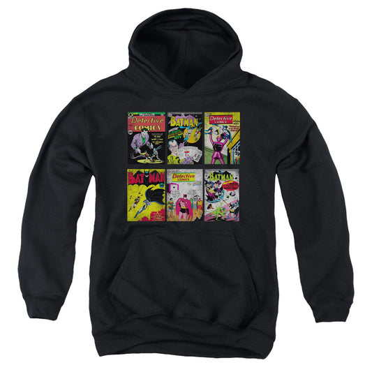 Batman Bm Covers Kids Youth Hoodie Black Officially Licensed